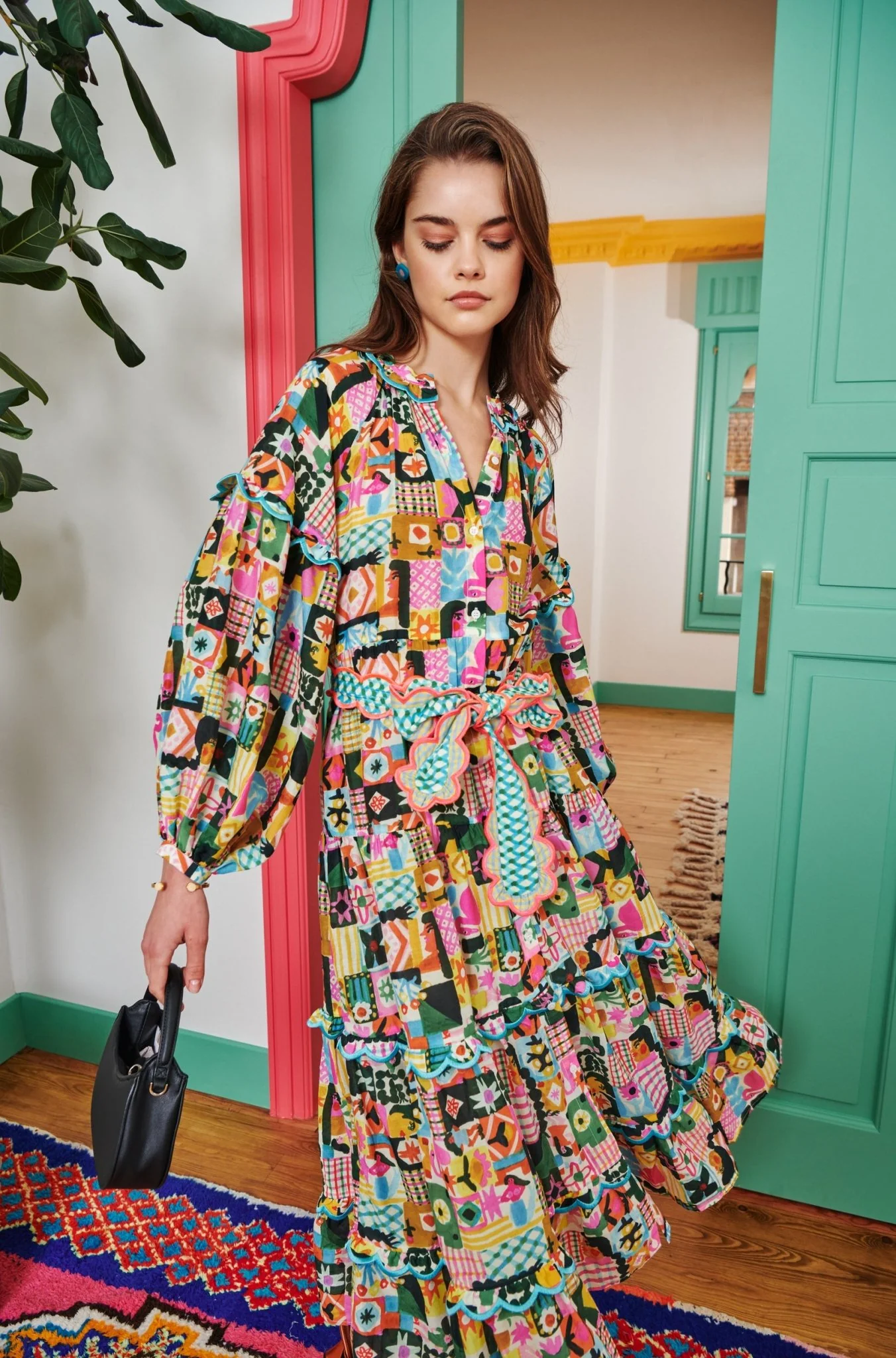 Zaire Dress Multi - Image 4